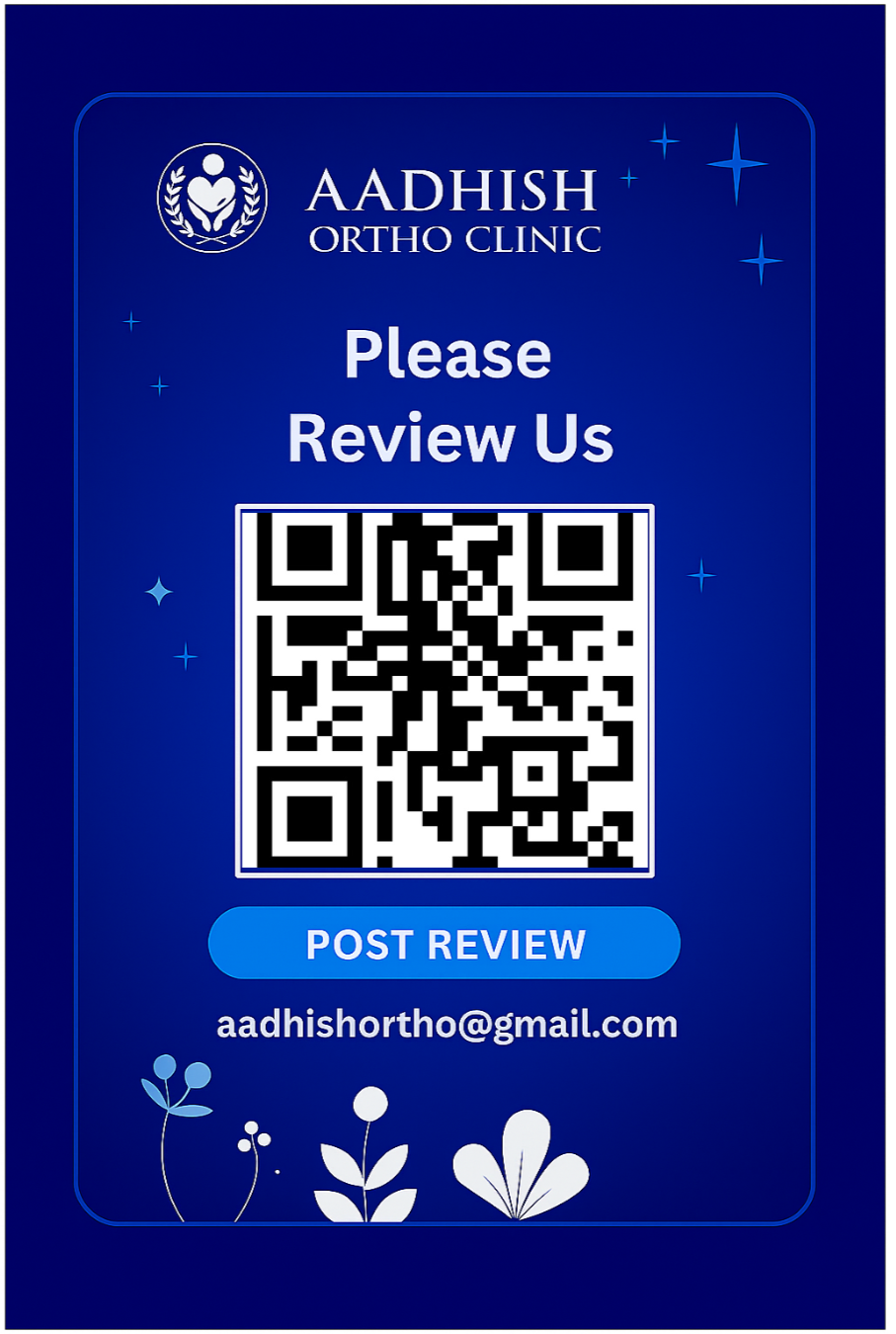 Aadhish Ortho Clinic QR / flyer
